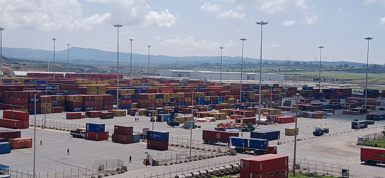 Modjo Dry Port logistics hub in Ethiopia